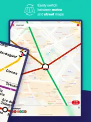 barcelona metro map & routing ipad images 2