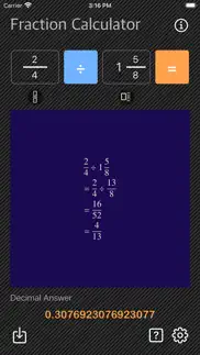 fraction calculator - math iphone images 4