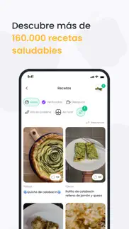 myrealfood: escáner y recetas iphone capturas de pantalla 2