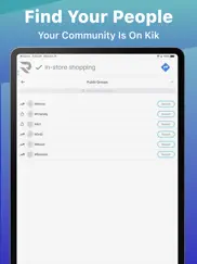 kik messaging & chat app ipad images 3