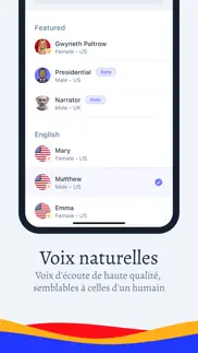 speechify texte pour parler iPhone Captures Décran 4