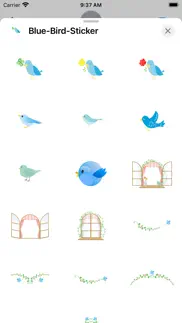 blue bird sticker iphone images 1
