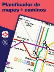 mapa del metro de barcelona ipad capturas de pantalla 1