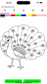 proud peacock doodles iPhone Captures Décran 3