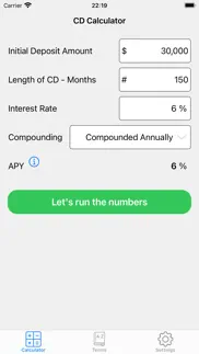 certificate of deposits calc iphone images 1