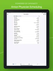 amion - clinician scheduling ipad images 1