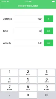 velocity calc and converter iphone images 1