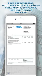 presupuestos y facturas iphone capturas de pantalla 2
