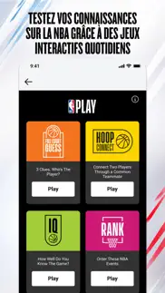 nba officiel : basket en live iPhone Captures Décran 4