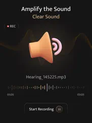 hearing amplifier- clear sound iPad Captures Décran 3