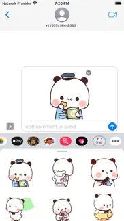 bubu panda stickers- wasticker iPhone Captures Décran 1