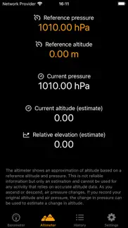 barometer & altimeter pro iphone images 3
