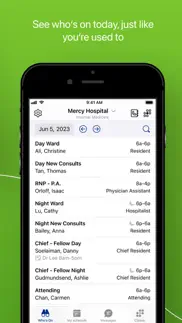 amion - clinician scheduling iphone images 3