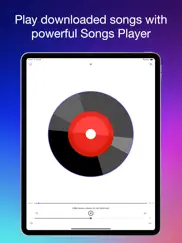 cloud music - offline songs player for googledrive ipad images 3