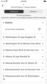 boston bus tracker - mbta iphone resimleri 2