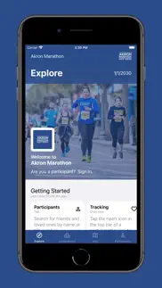 akron marathon race series iPhone Captures Décran 1