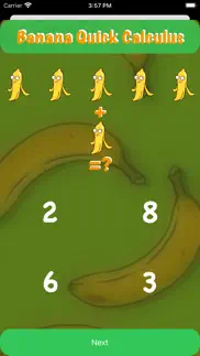 banana quick calculus iPhone Captures Décran 2