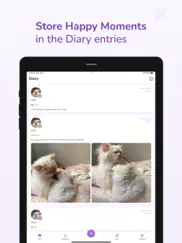 cat journal-cat care companion iPad Captures Décran 3
