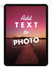 add text to photos - typorama ipad images 1