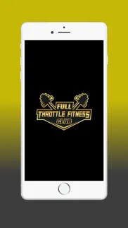 full throttle fitness club iPhone Captures Décran 1