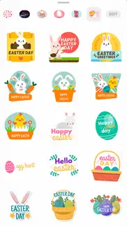 easter holiday wish stickers iPhone Captures Décran 2