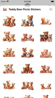 teddy bear picnic stickers iphone images 1