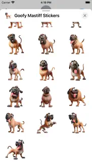 goofy mastiff stickers iPhone Captures Décran 3