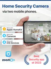 zoomon: ev güvenlik kamerası ipad resimleri 1
