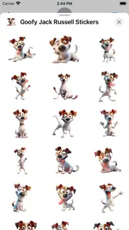 goofy jack russell stickers iphone images 1
