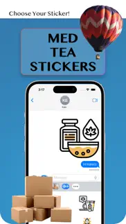 med tea stickers iPhone Captures Décran 1
