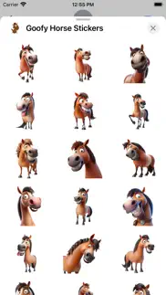goofy horse stickers iphone capturas de pantalla 1
