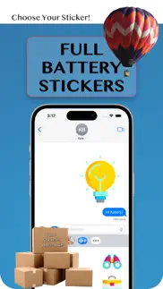full battery stickers iPhone Captures Décran 1