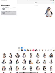 happy penguin stickers iPad Captures Décran 1