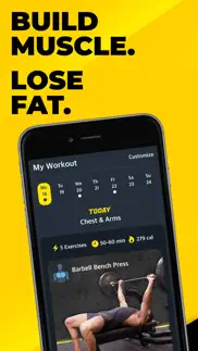 workout planner & gym tracker. iphone images 1