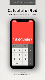 calculatorred iPhone Captures Décran 1