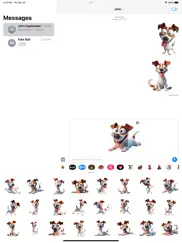 goofy jack russell stickers ipad images 3