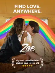 zoe: lesbian dating & chat ipad images 1