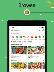 uber eats: comida a domicilio ipad capturas de pantalla 2