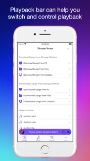 cloud music - offline songs player for googledrive iphone images 1