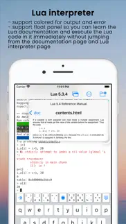 lualu repl - learn lua coding iphone images 1
