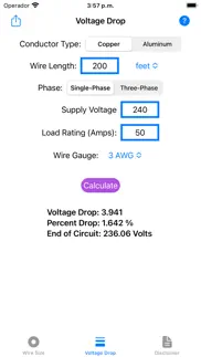 electric wire estimator iphone images 3
