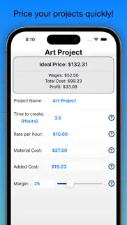 craft pricing pro iPhone Captures Décran 1