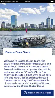 boston duck tours - audioguide iPhone Captures Décran 1