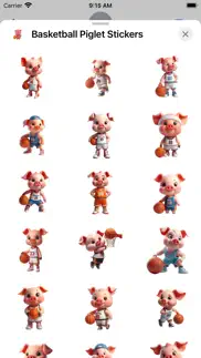 basketball piglet stickers iPhone Captures Décran 1
