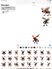 angry moose stickers ipad capturas de pantalla 3