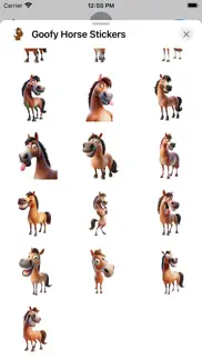 goofy horse stickers iphone capturas de pantalla 3
