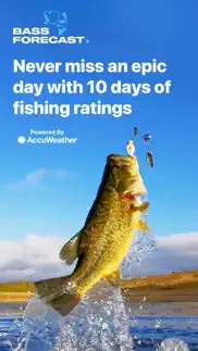 bassforecast: bass fishing app iphone images 1