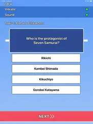 seven samurai trivia ipad resimleri 2