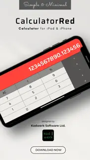 calculatorred iPhone Captures Décran 3