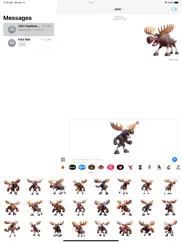 angry moose stickers ipad capturas de pantalla 2